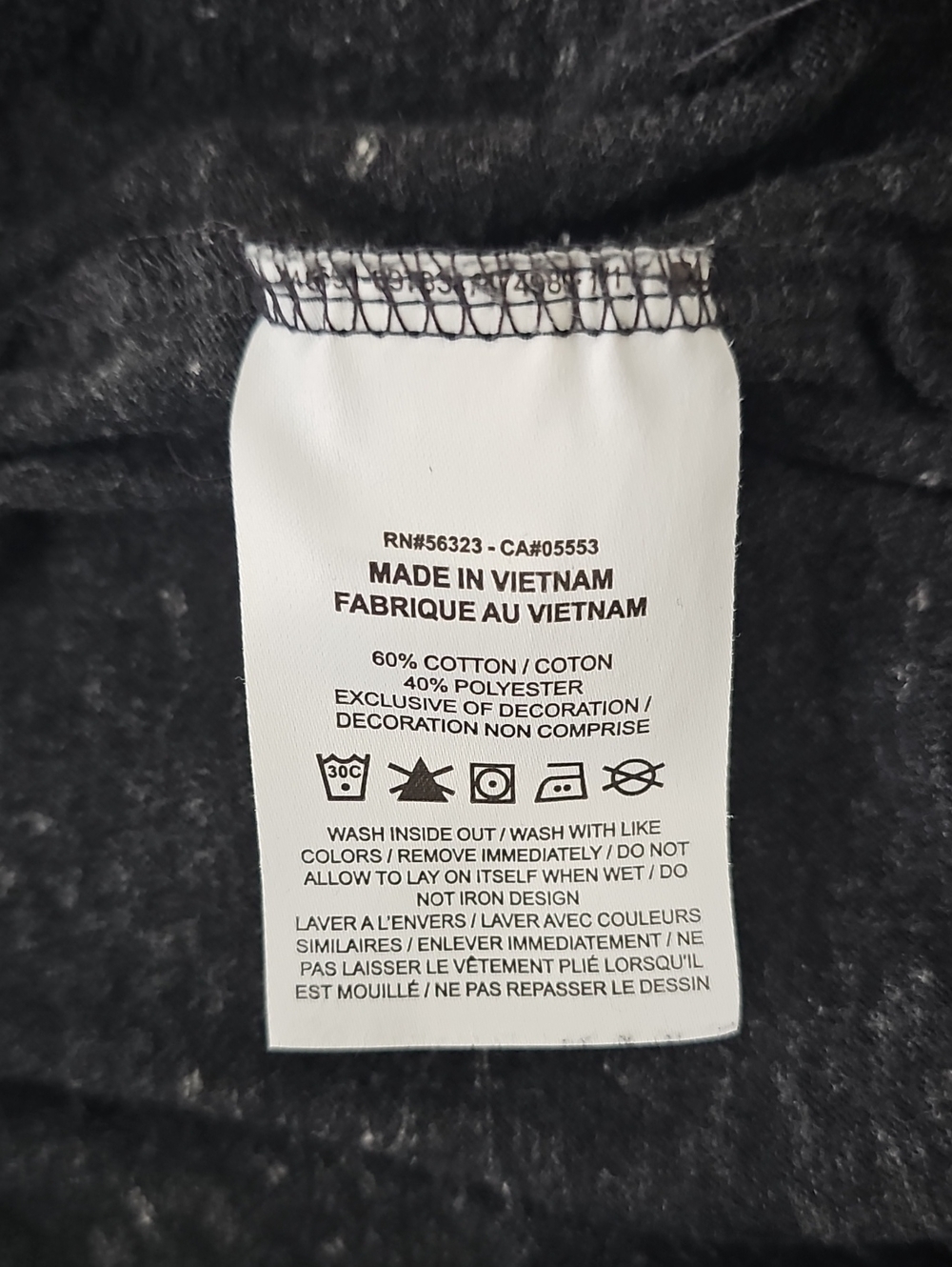 Nike Sportswear Gym Vintage Capri Jogger Sweatpants Charcoal Heather Black M - Picture 4 of 6
